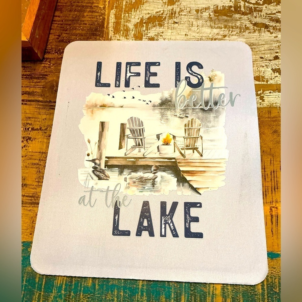 Hand Pressed Mouse Pad!  Brand New!